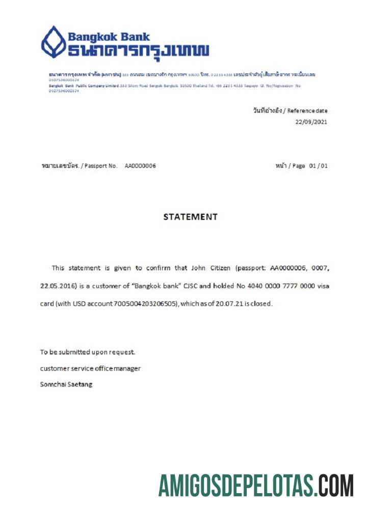 Referência de fechamento de banco na Tailândia Bangkok modelo